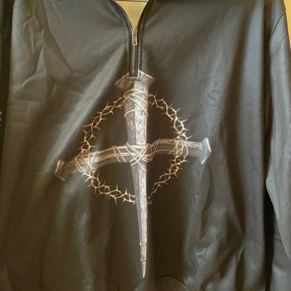 Pullover Faith Based / Cross Pullover New Size Xx… - image 2